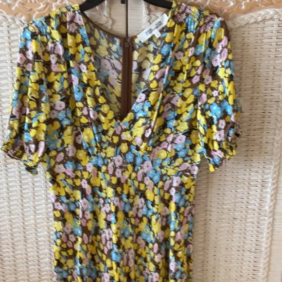 Gorgeous Diane Von Furstenberg Dress 👗💛🤎💜 - Picture 5 of 13